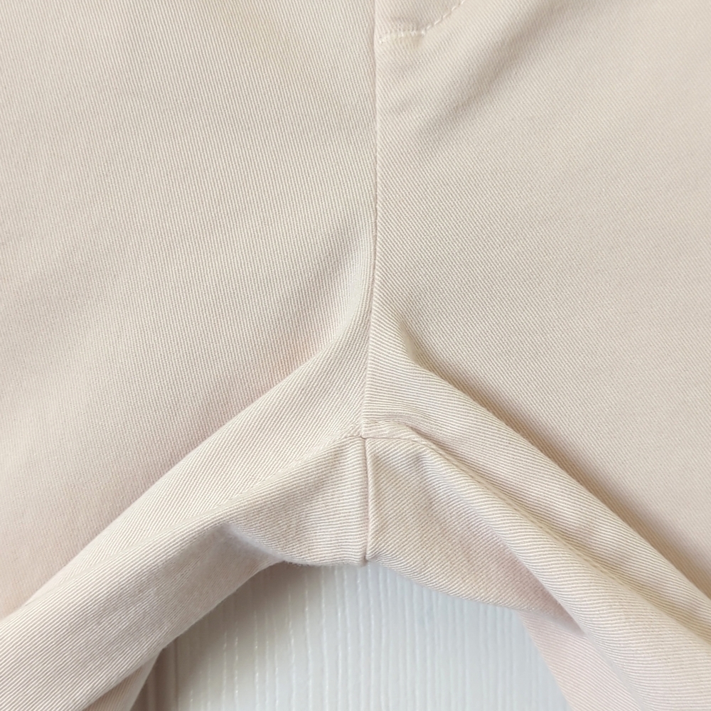 J Brand Classic High Waisted Ankle Cropped Twill Skinny Pants Beige 24 - Picture 11 of 13